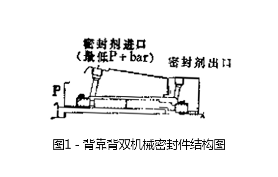 背靠背雙機械密封件結(jié)構(gòu)圖