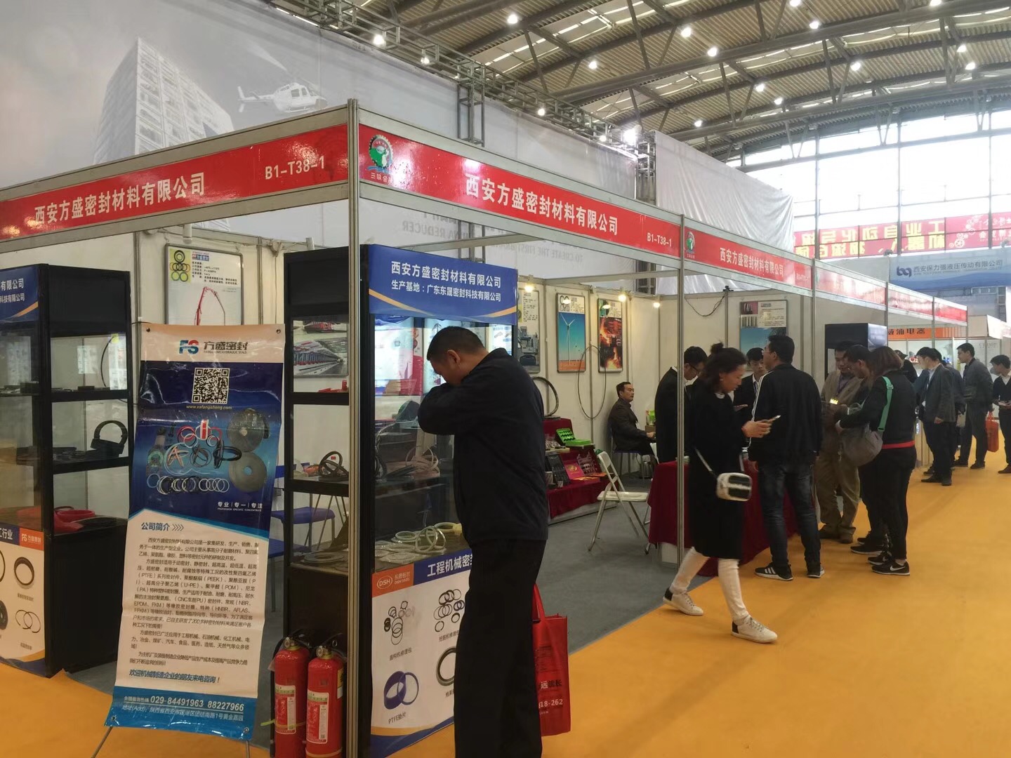 東晟密封件公司：中國（西安）國際密封工業(yè)技術(shù)展覽會現(xiàn)場