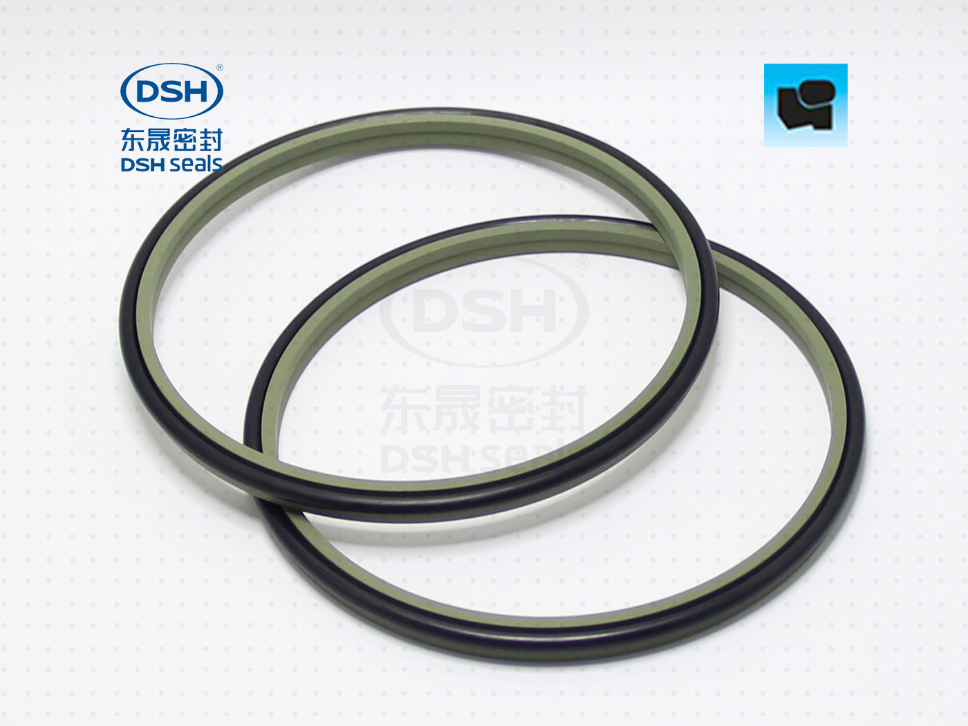 組合防塵圈DSZ - 防塵圈系列,聚四氟乙烯密封件,應用于油缸/氣缸行業專用密封件圈。