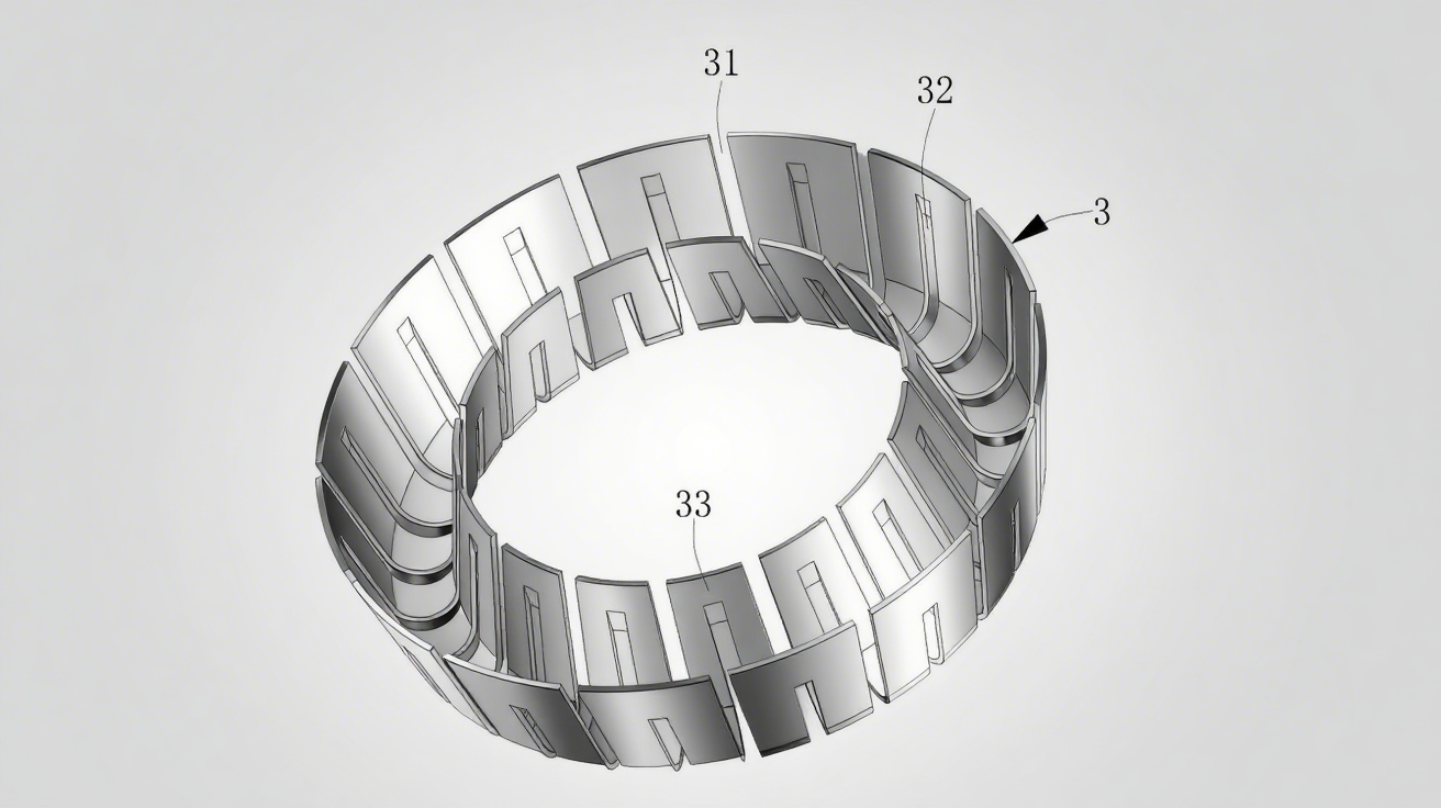 一種耐壓油封件圖5是本實(shí)用新型的V型彈簧的立體圖 (2)