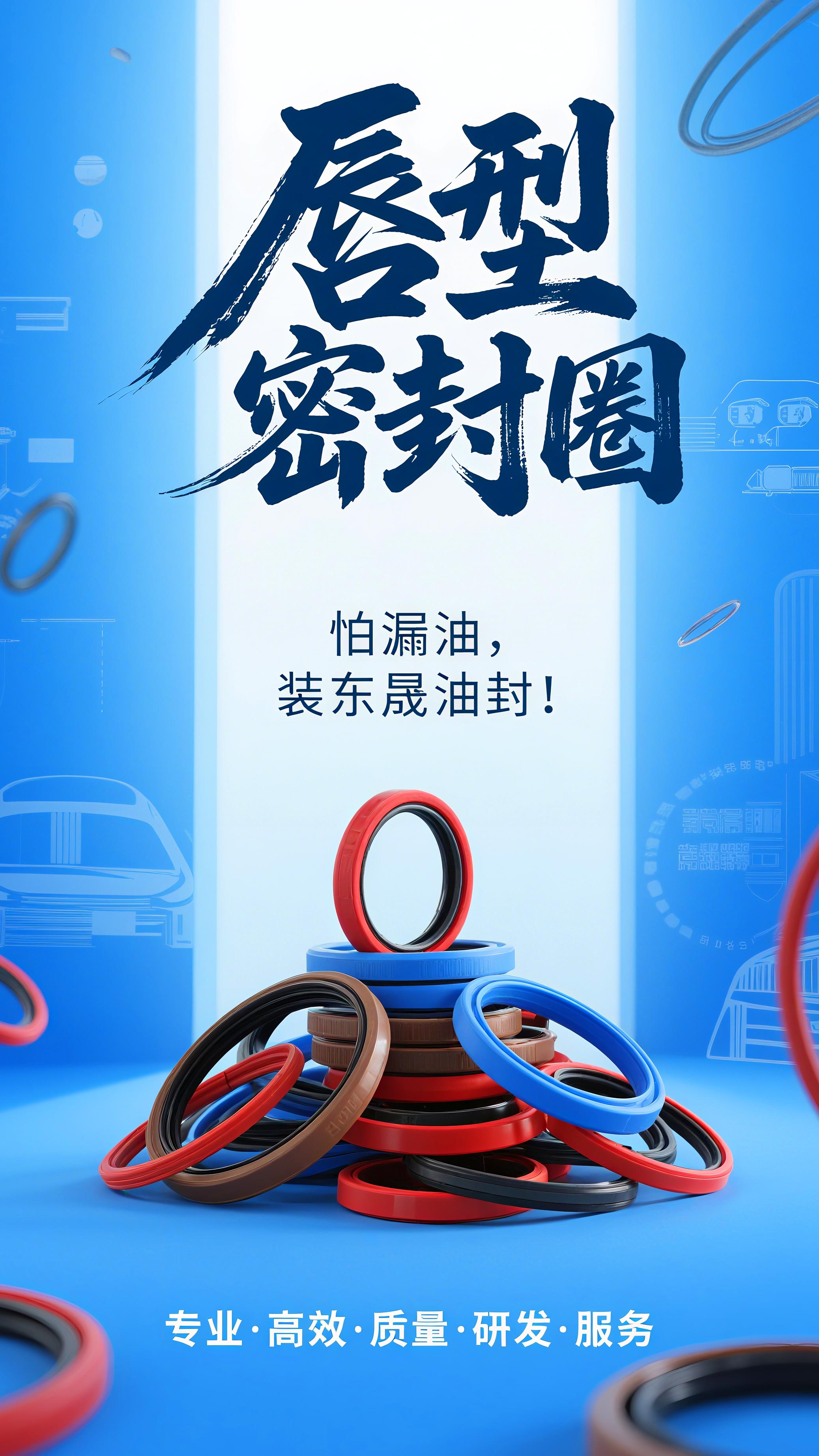 聚四氟乙烯唇型密封圈 (2)