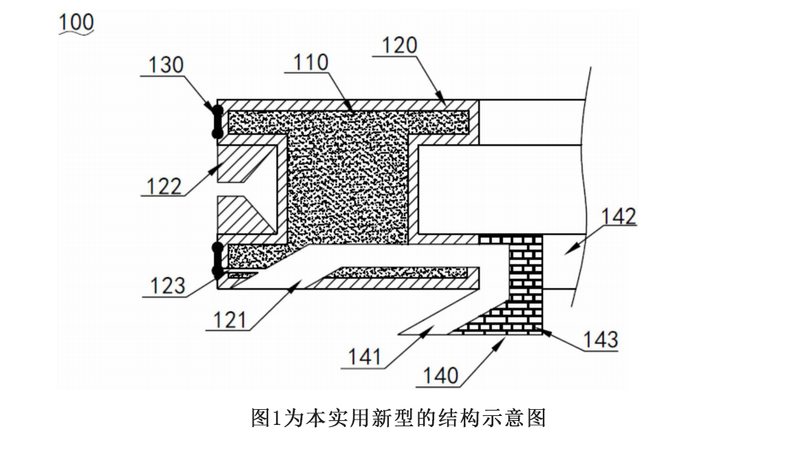 圖1為本實用新型的結構示意圖 一種具有防水隔油的密封件
