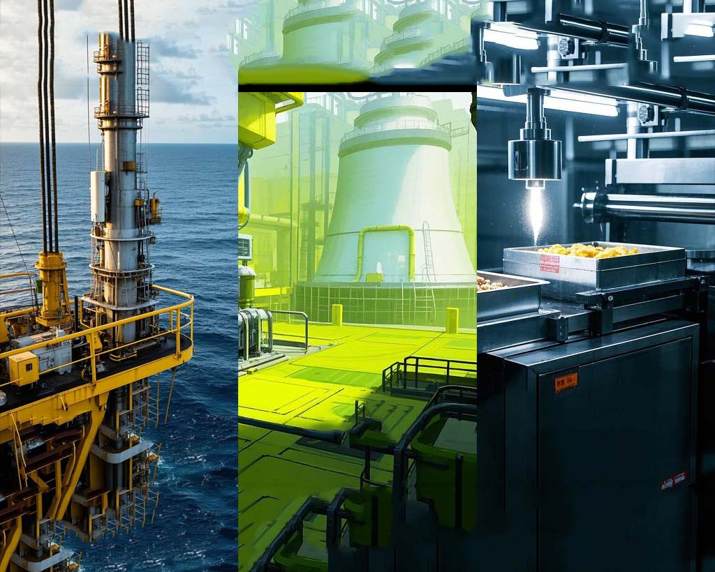 食品機(jī)械到核電設(shè)備案例丨O形密封圈材料及介質(zhì)指南！