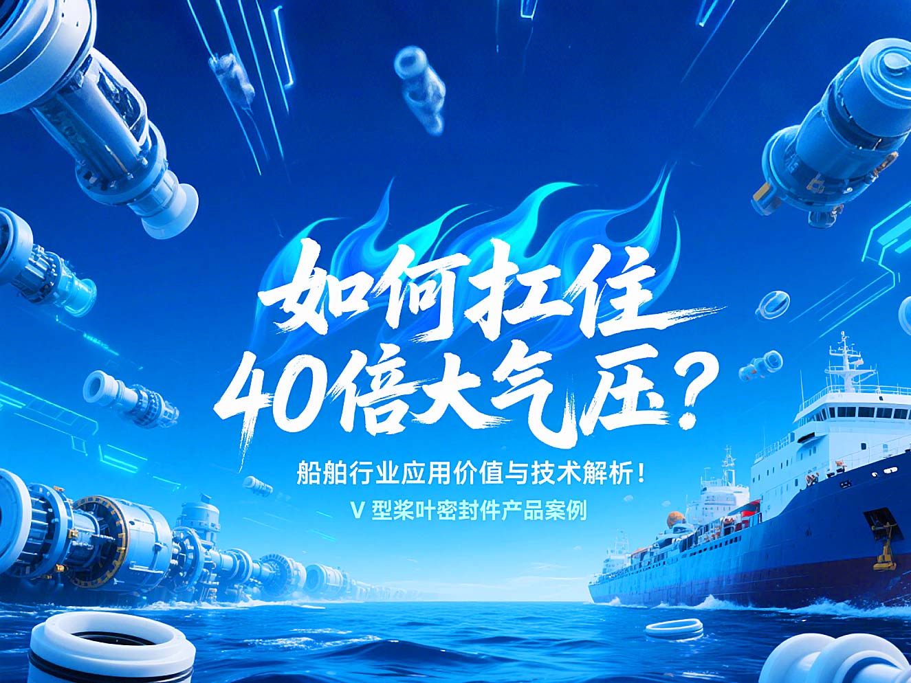 V型槳葉密封件 ?  如何扛住40倍大氣壓：船舶行業(yè)應(yīng)用價值與技術(shù)解析！