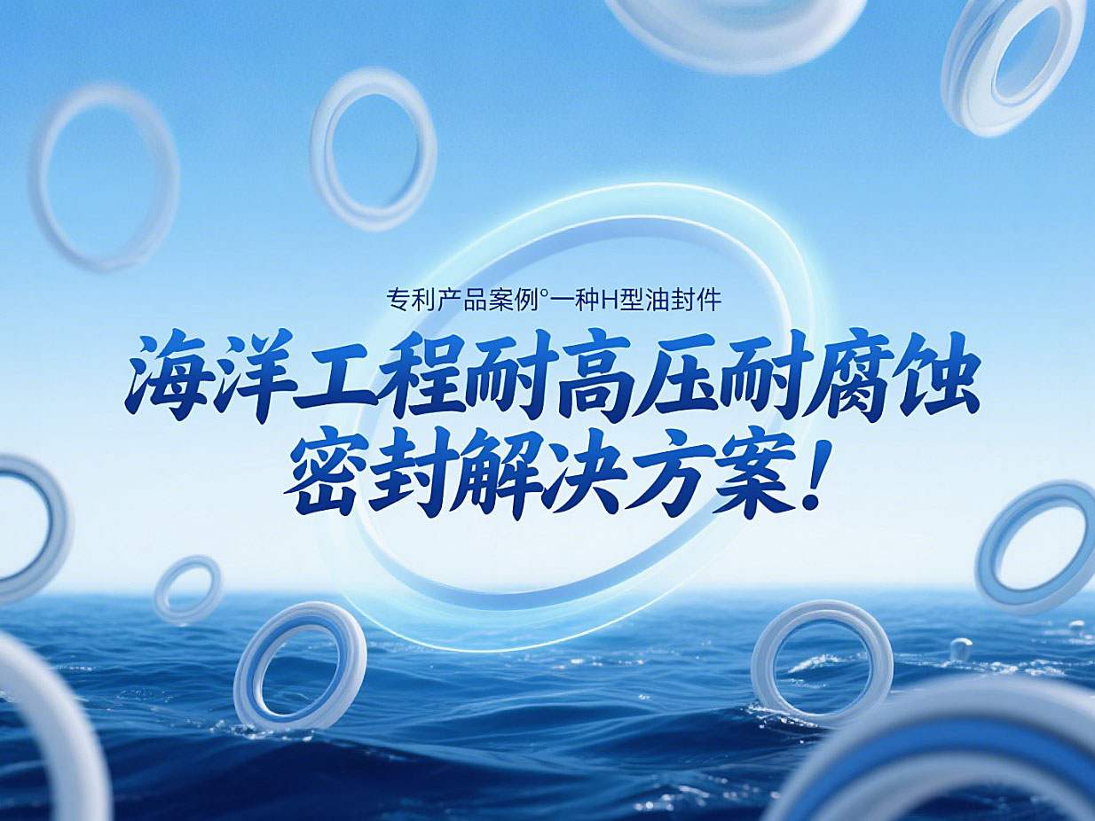 專利產(chǎn)品案例 ? 一種H型油封件：海洋工程耐高壓耐腐蝕的密封解決方案！