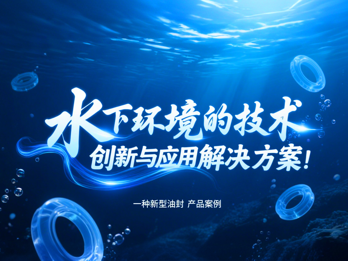 一種新型油封產品案例 ? 水下環境的技術創新與應用解決方案!