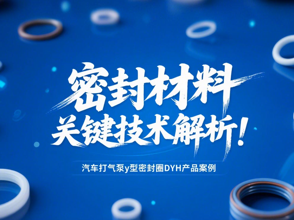 汽車打氣泵y型密封圈DYH產(chǎn)品案例 ? 密封材料改性關(guān)鍵技術(shù)解析！