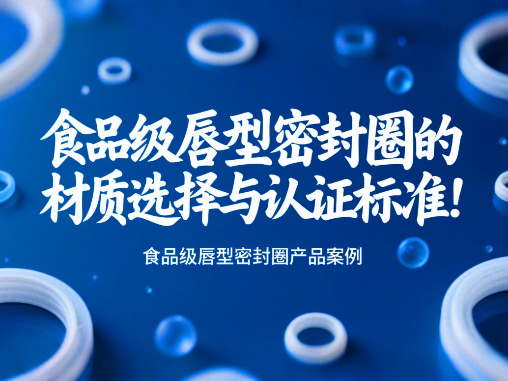 食品級唇型密封圈的材質(zhì)選擇與認(rèn)證標(biāo)準(zhǔn)！
