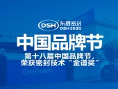 東晟密封件閃耀2024第十八屆中國品牌節，榮獲密封技術“金譜獎”